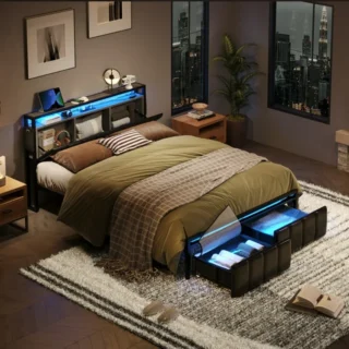DreamNest Premium Queen Storage Bed
