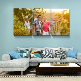 SnapArt Personalized Split Canvas Set (3 Panels)